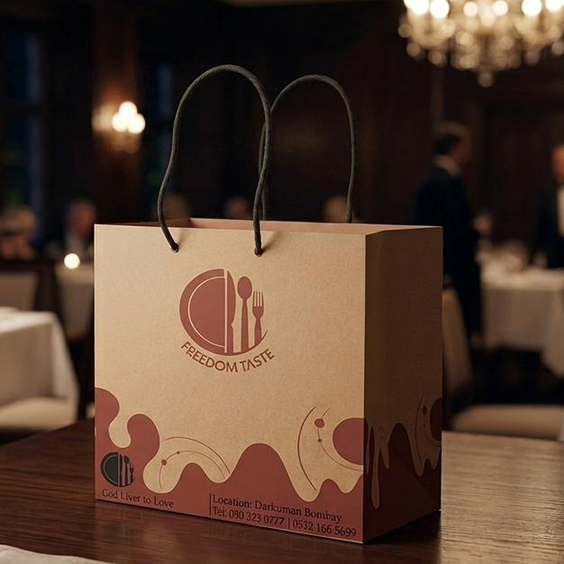 Brown Card bag — Freedom Taste